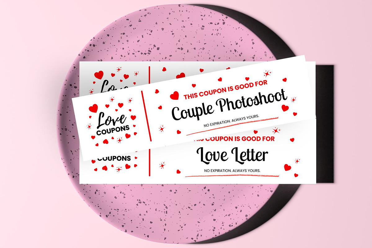 Love Coupons Book Printable Canva, a Print Template by GraphiCarola (Photo 3 of 8)