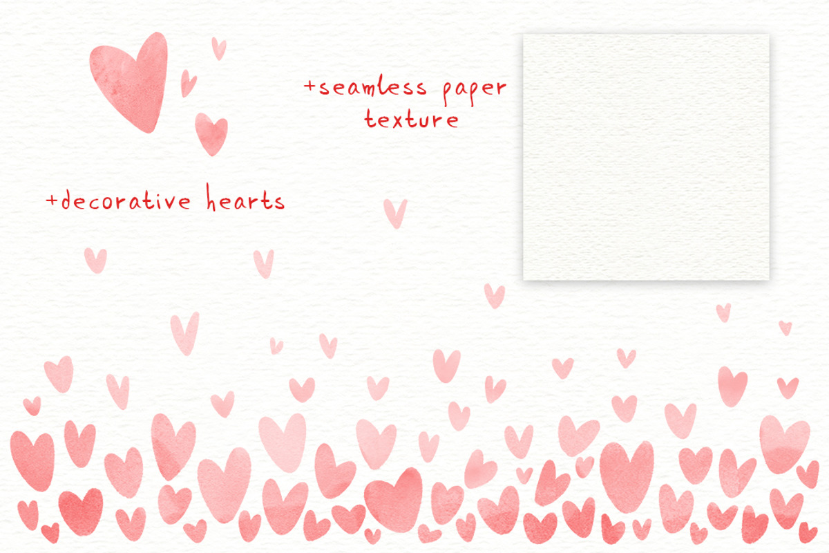 Valentine cats illustrations, a Decorative Illustration by KatPush (Photo 5 of 6)