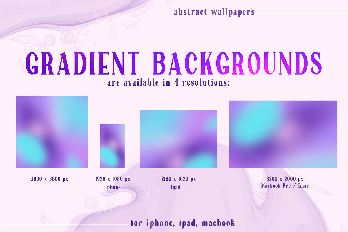 Abstract gradient backgrounds, a Texture Graphic by Tiana Geo (Photo 2 of 18)