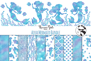 Aqua Mermaid Bundle Set