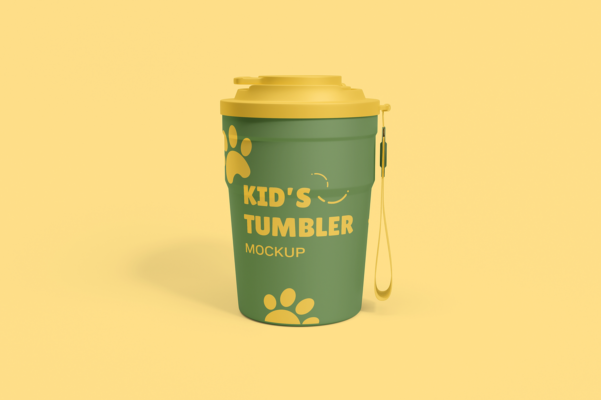 Kids Tumbler Branding Mockup, a Cups & Container Mockup by DSNA Mockup (Photo 5 of 5)