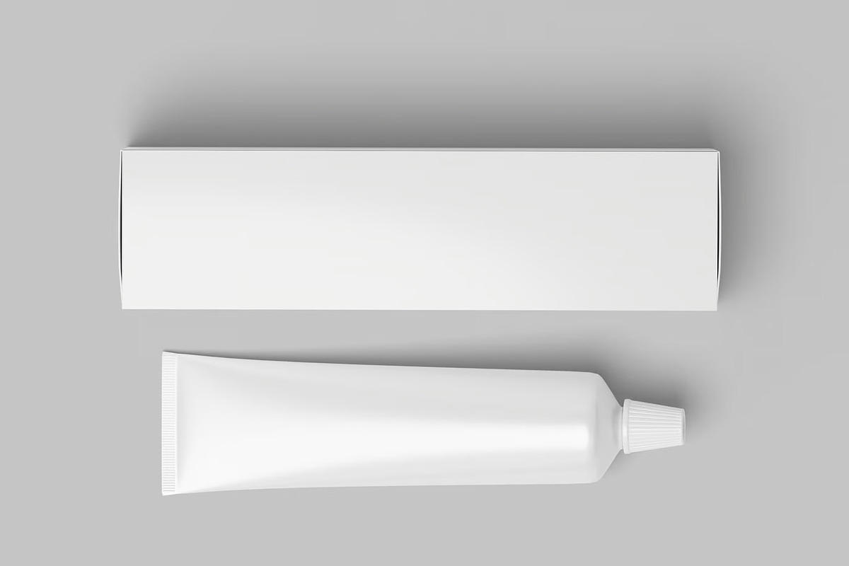 Tooth Paste Mockup, a Packaging Mockup by renderstockmarket (Photo 2 of 4)
