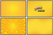 Retro Comic backgrounds, a Texture Illustration by Greeek (Thumbnail 1 of 5)