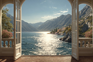 Open Balcony with Seaside View, a Holiday Photo by Ales Munt