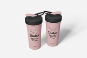 Shaker Bottle Mockup PSD, a Cups & Container Mockup by Indah (Thumbnail 4 of 6)