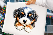 watercolor funny peeking dogs clipar, an Illustration by GatewayDesign (Thumbnail 6 of 9)