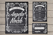Massive Chalk Wedding Bundle 60% off, an Invitation Template by SkyvaraSupply (Thumbnail 7 of 12)