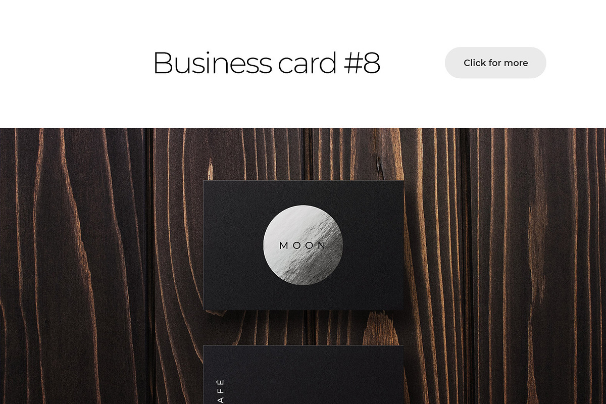 Business Card Mockup Template Bundle, a Business Card Template by PrintPixel (Photo 97 of 104)