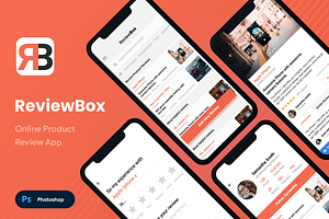 Product Review App UI Kit ReviewBox