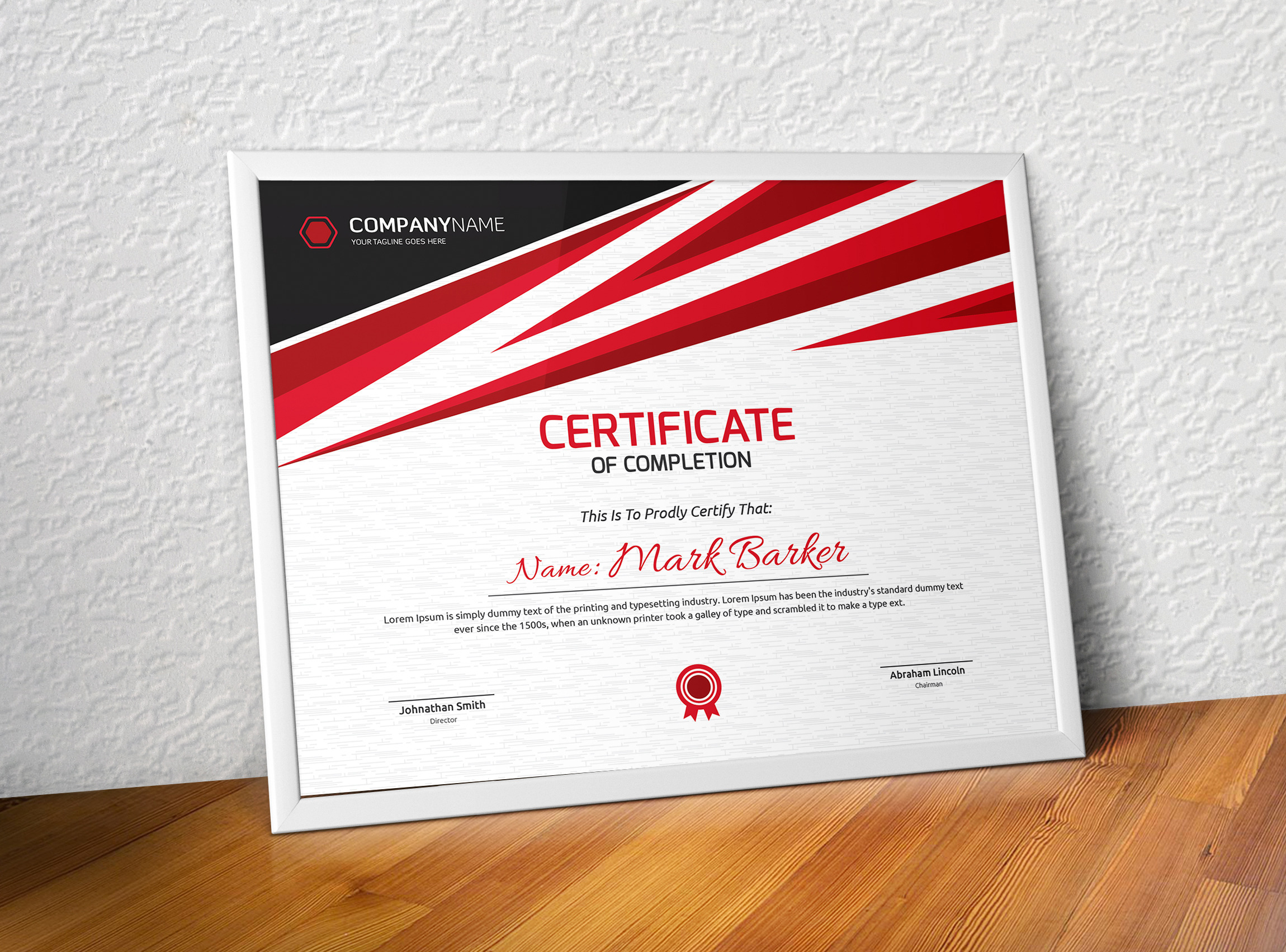 Certificate Word | PSD | AI