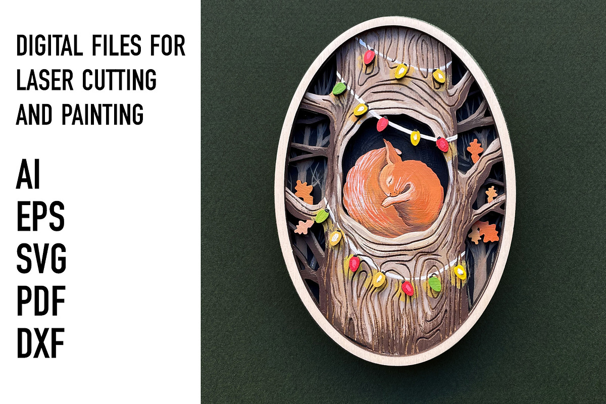 Woodland Shadow Box SVG Bundle, an Object Graphic by HelloWood (Photo 2 of 4)