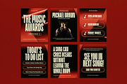 Music Instagram - Figma Affinity, a Social Media Template by graphicook (Thumbnail 2 of 3)