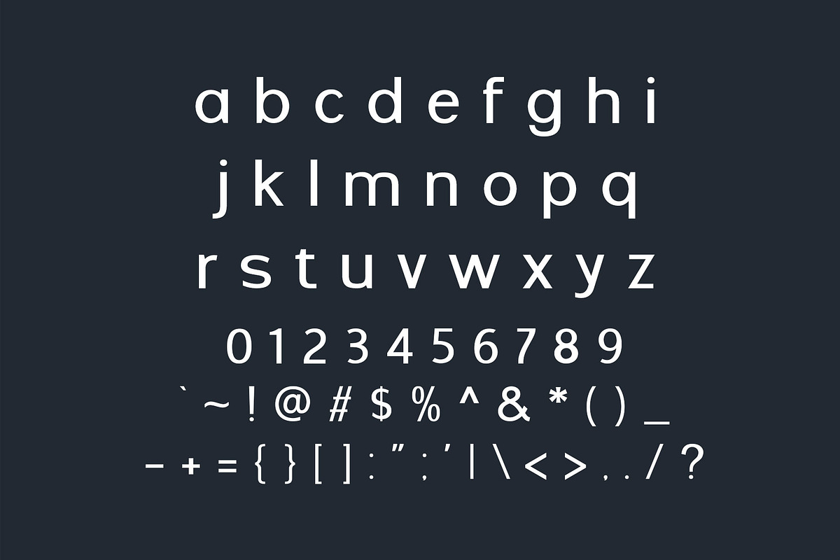 Readme - Complete Family of 18 Fonts, a Sans Serif Font by moriztype (Photo 6 of 6)
