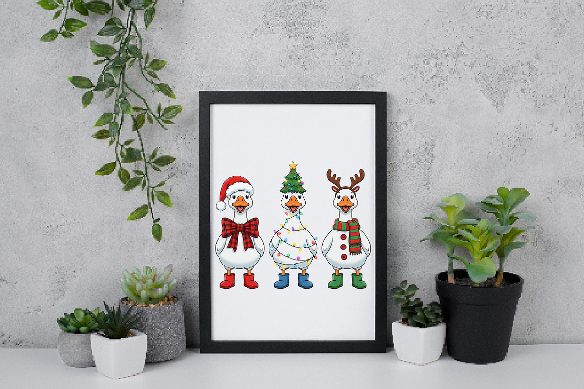 Funny Christmas Goose Png Christmas, an Illustration by Daily.Designs (Photo 4 of 5)