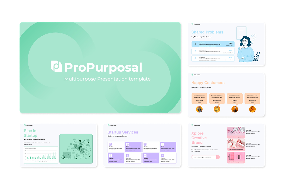 ProPurposal–Multipurpose Startup PPT, a Presentation Template by Premast (Photo 2 of 6)