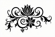 Vintage Flower Ornament Set, an Illustration by Creativeshirt (Thumbnail 4 of 21)