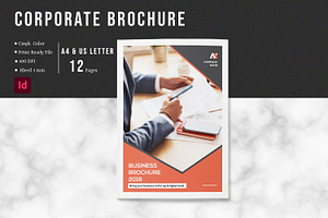 Corporate Brochure Template, a Brochure Template by retrographix