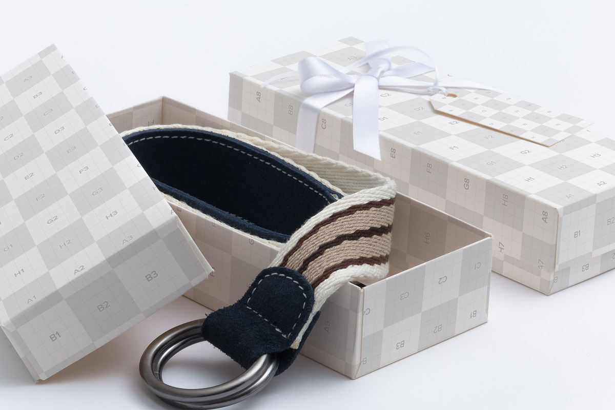 Rectangular Gift Box Mockup 02, a Packaging Mockup by Ktyellow (Photo 2 of 3)
