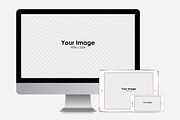 Responsive Screen Simple Mockups Set, an iPhone Mockup by tamiq (Thumbnail 6 of 7)