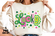 Lucky St Patrick's Day Coquette Png, an Illustration by Daily.Designs (Thumbnail 2 of 5)