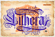Baronial, a Blackletter Font by Burntilldead (Thumbnail 9 of 13)