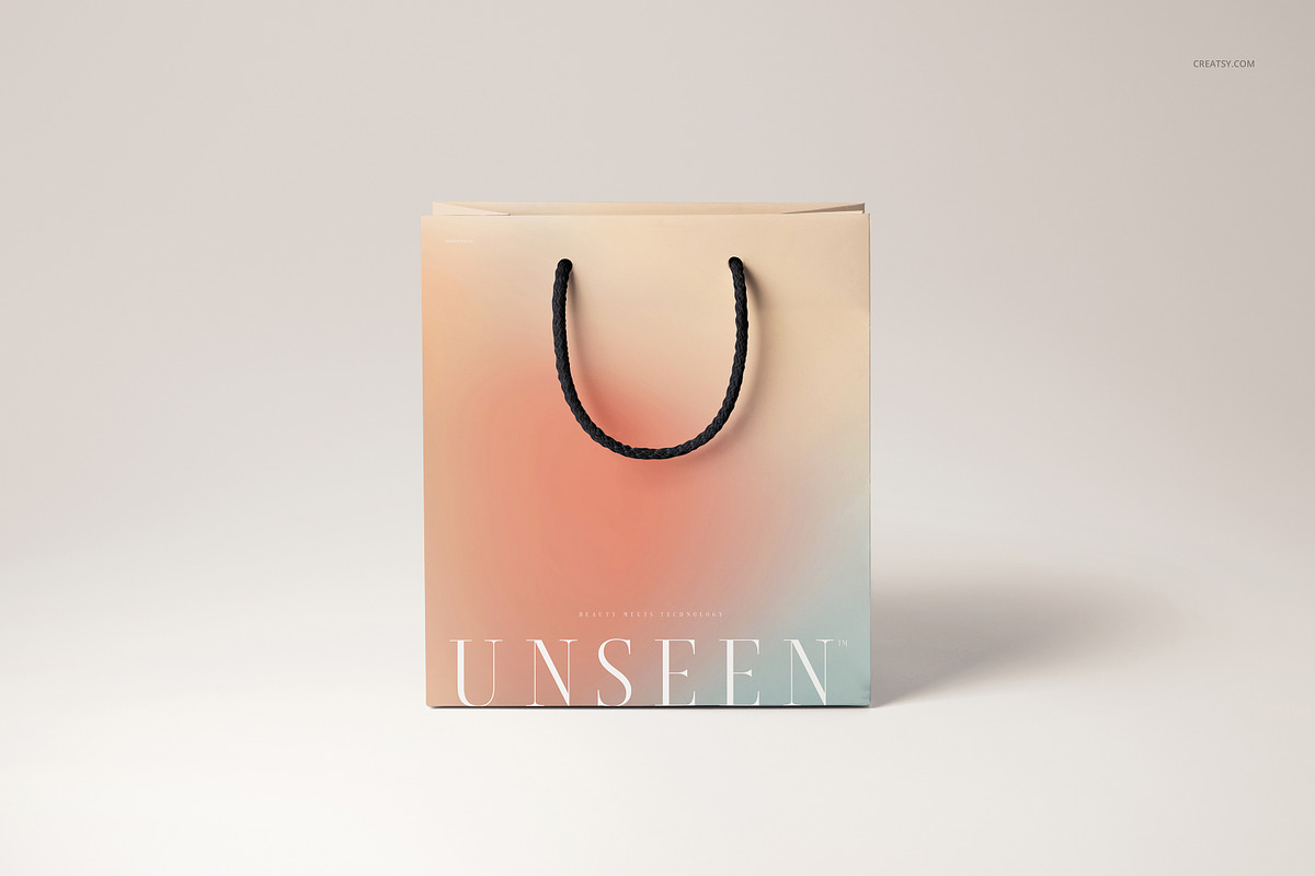 Tissue Paper in Gift Bag Mockup, a Packaging Mockup by creatsy5 (Photo 12 of 14)