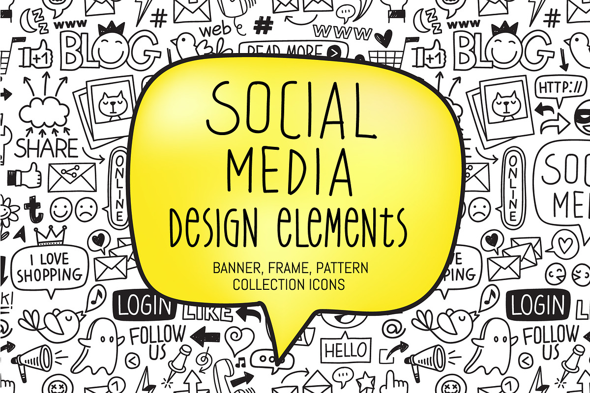 Social Media Illustration-Icon Pack, an Outline Icon by Pingebat (Photo 1 of 7)