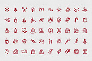 Merry Icons: 100 Christmas icons, an Icon by Hand-Drawn Goods (Thumbnail 3 of 4)