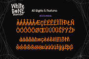 White Bone Monster, a Symbol Font by BBtypeStudios (Thumbnail 11 of 11)