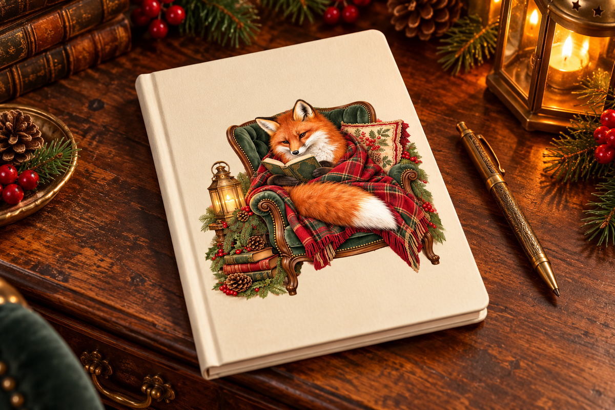 Christmas Woodland Fox Clipart, a Seasonal Illustration by Colorsfav (Photo 6 of 7)