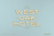 The Drake - A Vintage Shadow Font, a Sans Serif Font by Komet & Flicker (Thumbnail 3 of 14)