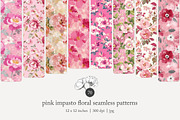 70 impasto floral seamless pattern, a Pattern Graphic by Poppy Lane Studio (Thumbnail 1 of 10)