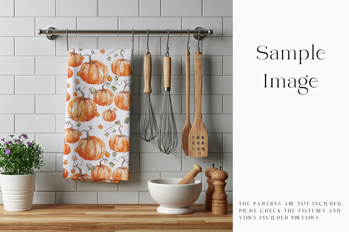 Kitchen Towel Mockups, a Household Mockup by mock-ups (Photo 9 of 15)