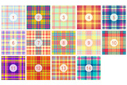 #225 Rainbow Colors Plaids, a Pattern Graphic by Plaid4You (Thumbnail 2 of 5)