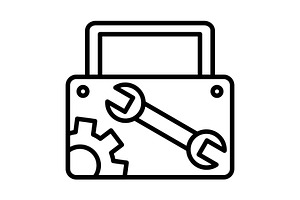 Tool Box Line Icon, an Icon by Pexelpy