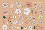 Groovy Meadow floral collection, a Pattern Graphic by solmariart (Thumbnail 4 of 10)