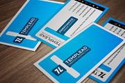Corporate Business Card CM083, a Business Card Template by annozio (Thumbnail 1 of 4)