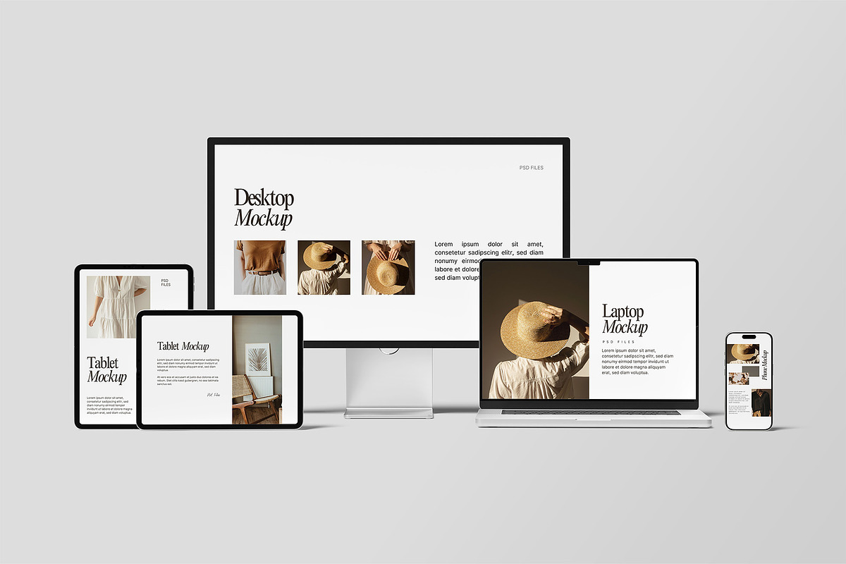 Multi Device Mockup Scene Creator, a Mac Mockup by Graphiculon (Photo 11 of 11)