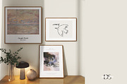 10 Bundle frame psd mockup for wall, a Print Template by DSTUDIO888 (Thumbnail 5 of 8)