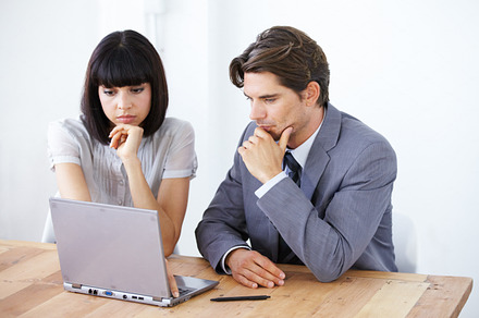 Working together to deliver a stellar business plan, a Photo by Peopleimages.com