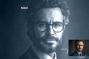 Steel Plate Portrait FX Ps Action, an Action Add-On by Studio Retouch (Thumbnail 8 of 10)