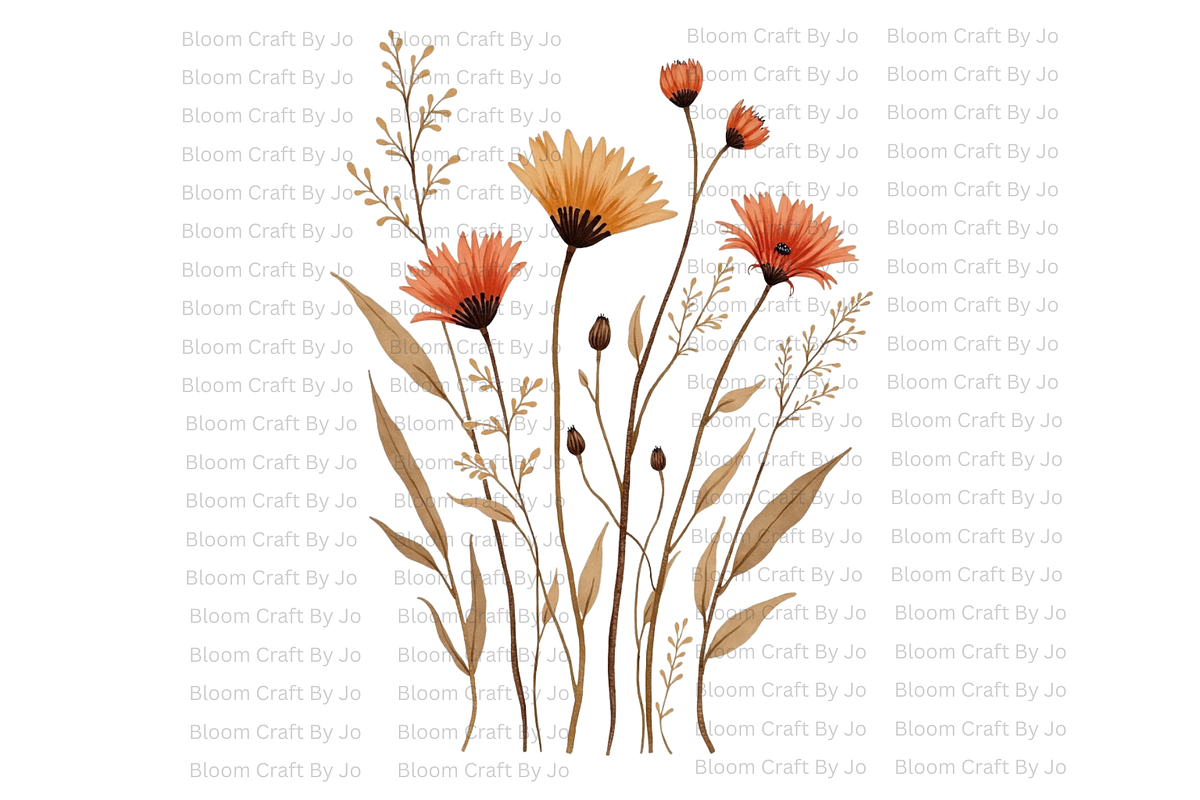 Mixed Bundle - Terracotta Flowers, a Decorative Illustration by Bloom Craft Creations (Photo 20 of 20)