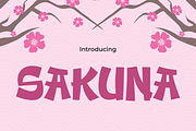 SAKUNA, a Sans Serif Font by Pinisi ART (Thumbnail 1 of 10)