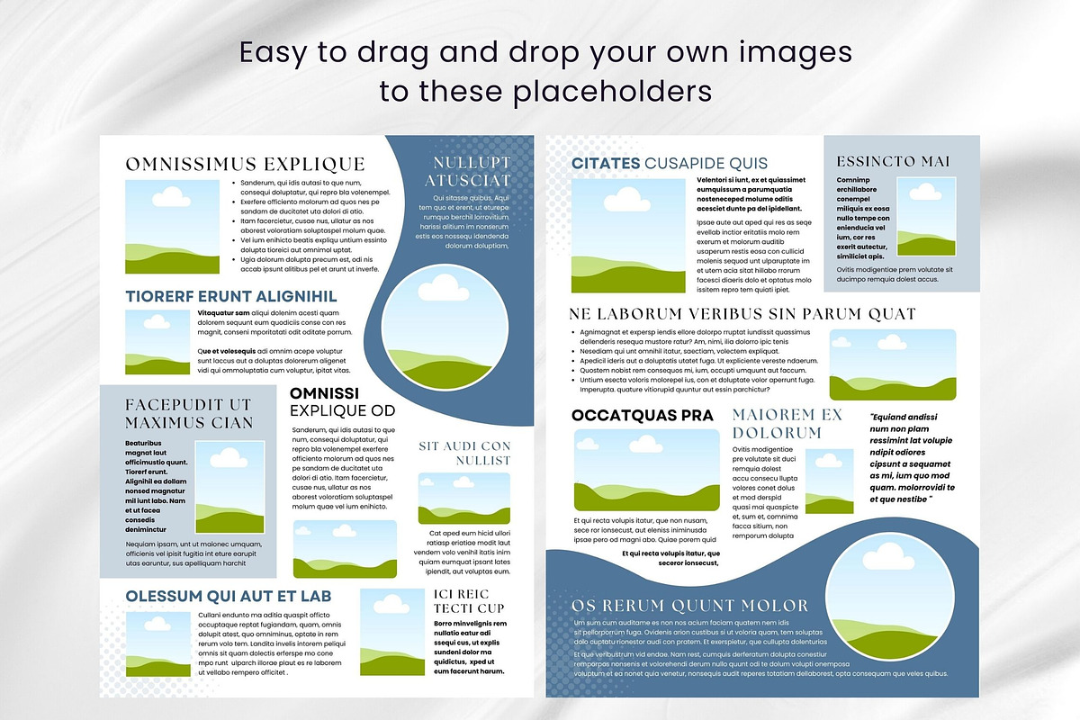 Canva Newsletter Template, a Stationery Template by PixelCraft (Photo 11 of 15)