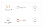 300 Geometric Premade Logo Bundle, a Branding & Logo Template by XpertgraphicD (Thumbnail 39 of 63)