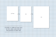 Essential Daily Home School Planner, a Stationery Template by Kin Design (Thumbnail 4 of 5)