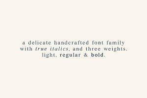 Seraphine Serif Font Family