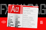 FX Wadag - Display Family, a Sans Serif Font by Differentialtype (Thumbnail 5 of 11)