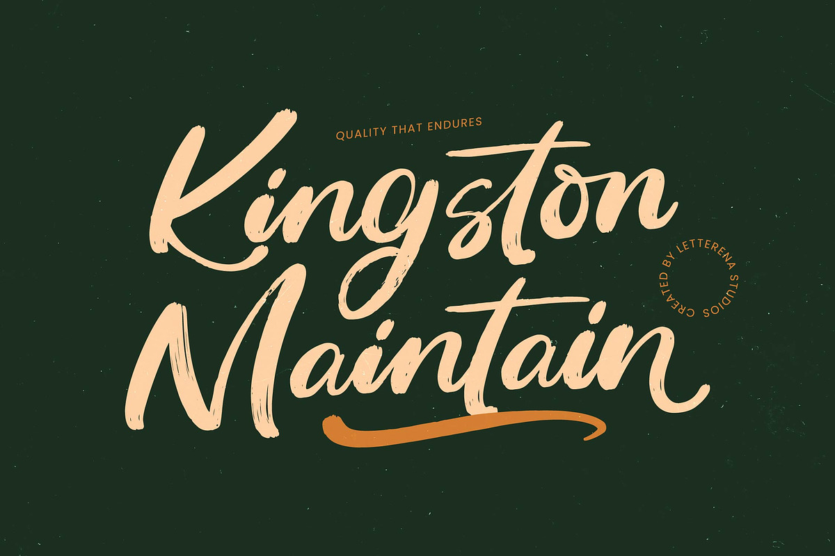 Routine Oldnight Modern Brush Font, a Script Font by Letterena Studios Script (Photo 4 of 20)