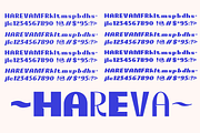 Hareva - Sleek Retro Sans, a Sans Serif Font by Mofr 24 (Thumbnail 8 of 15)